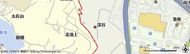 愛知県名古屋市緑区大高町深谷51周辺の地図