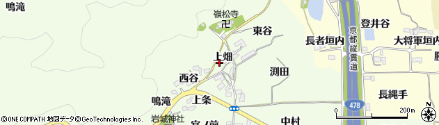京都府亀岡市千代川町北ノ庄（上畑）周辺の地図
