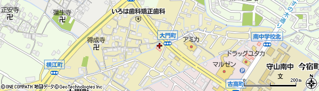 滋賀県守山市大門町56周辺の地図