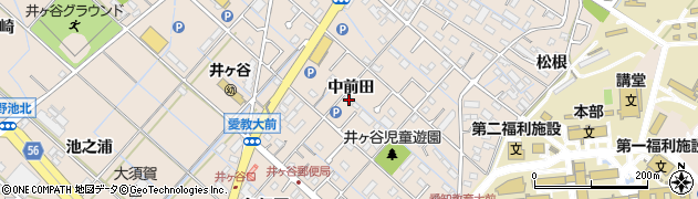 愛知県刈谷市井ケ谷町中前田51-2周辺の地図