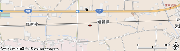 岡山県津山市宮尾周辺の地図