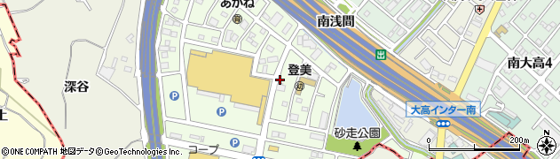 愛知県名古屋市緑区定納山1丁目周辺の地図