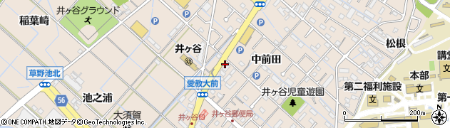 愛知県刈谷市井ケ谷町中前田66周辺の地図