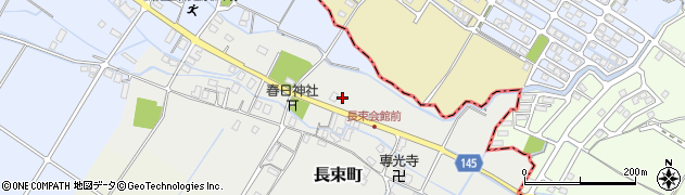 滋賀県草津市長束町160周辺の地図