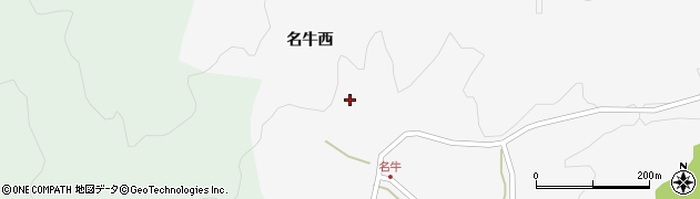 愛知県豊田市大沼町（名牛西）周辺の地図