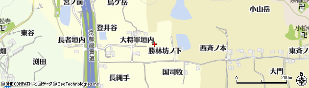 京都府亀岡市千代川町拝田周辺の地図