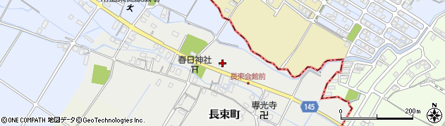 滋賀県草津市長束町167周辺の地図
