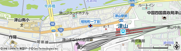 昭和町１丁目周辺の地図