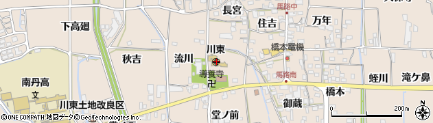 京都府亀岡市馬路町流川周辺の地図
