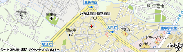 滋賀県守山市大門町180周辺の地図