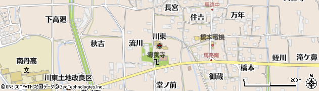 京都府亀岡市馬路町（流川）周辺の地図