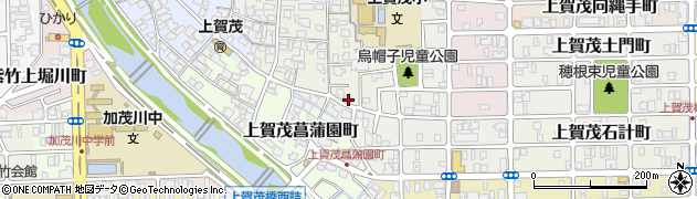 京都府京都市北区上賀茂南大路町86周辺の地図