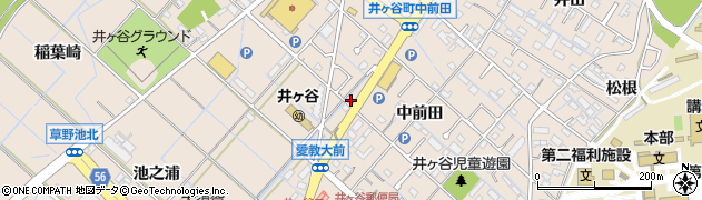愛知県刈谷市井ケ谷町中前田60周辺の地図