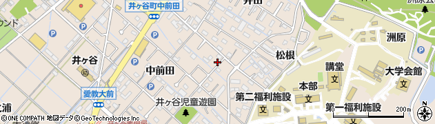 愛知県刈谷市井ケ谷町中前田20周辺の地図