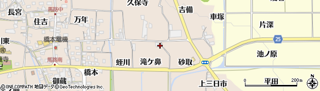 京都府亀岡市馬路町（滝ケ鼻）周辺の地図