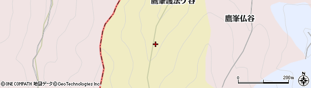 京都府京都市北区鷹峯護法ケ谷周辺の地図