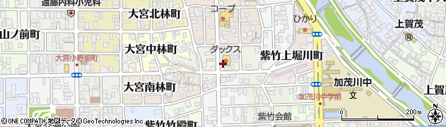 京都府京都市北区大宮南椿原町周辺の地図