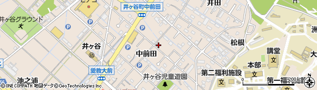 愛知県刈谷市井ケ谷町中前田25-1周辺の地図