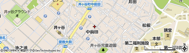 愛知県刈谷市井ケ谷町中前田37-7周辺の地図
