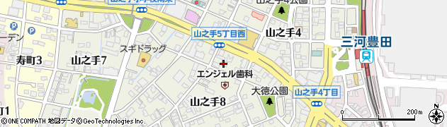 株式会社上組豊田出張所周辺の地図