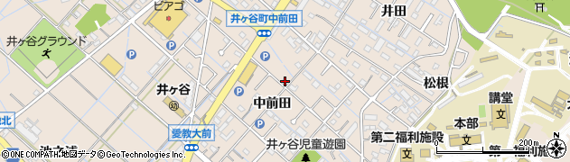 愛知県刈谷市井ケ谷町中前田26周辺の地図