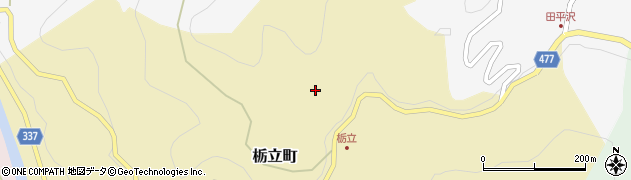 愛知県豊田市栃立町ヤフシ周辺の地図