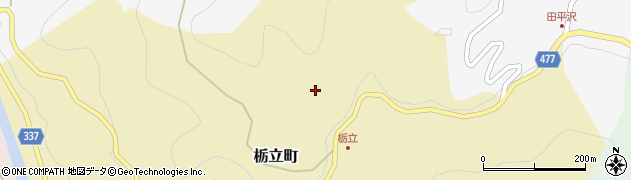 愛知県豊田市栃立町（ヤフシ）周辺の地図
