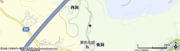 愛知県豊田市岩倉町西洞3周辺の地図