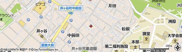 愛知県刈谷市井ケ谷町中前田18周辺の地図