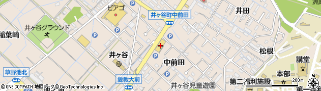 愛知県刈谷市井ケ谷町中前田31周辺の地図