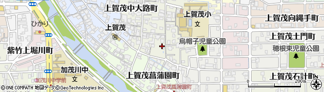 京都府京都市北区上賀茂南大路町78周辺の地図