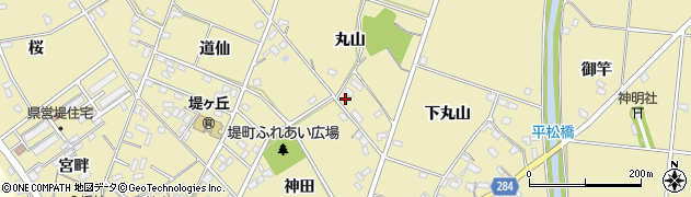 愛知県豊田市堤町丸山周辺の地図