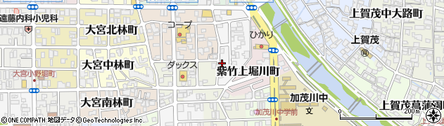 京都府京都市北区大宮上ノ岸町43周辺の地図