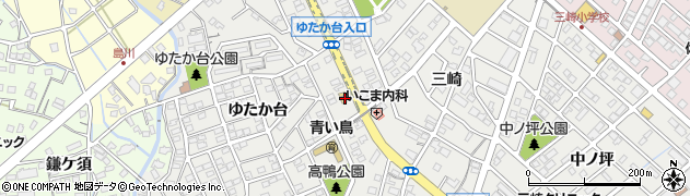 愛知県豊明市三崎町ゆたか台34-8周辺の地図