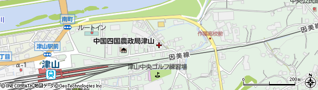 株式会社津山マル五周辺の地図