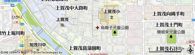 京都府京都市北区上賀茂南大路町71周辺の地図