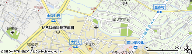 滋賀県守山市大門町67周辺の地図