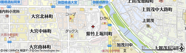京都府京都市北区大宮上ノ岸町75周辺の地図