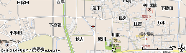 京都府亀岡市馬路町（秋吉）周辺の地図
