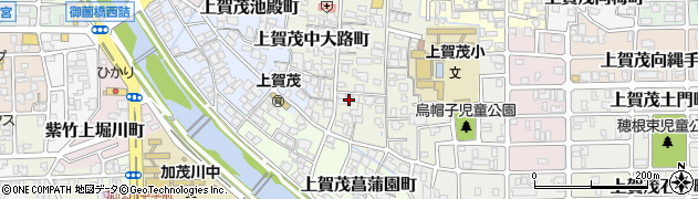 京都府京都市北区上賀茂南大路町61周辺の地図