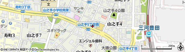 あいおいニッセイ同和損害保険株式会社　三河支店豊田支社周辺の地図
