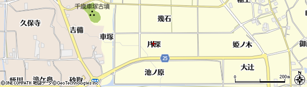京都府亀岡市千歳町千歳（片深）周辺の地図