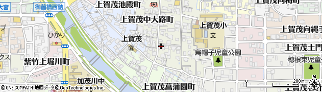 京都府京都市北区上賀茂南大路町57周辺の地図
