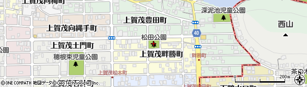 松田公園周辺の地図
