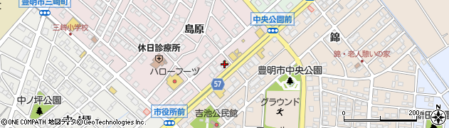 松屋 豊明店周辺の地図