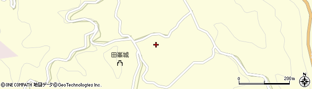 愛知県設楽町（北設楽郡）田峯（寺前）周辺の地図