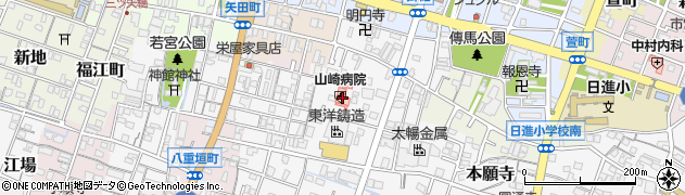 山崎病院（誠会）周辺の地図