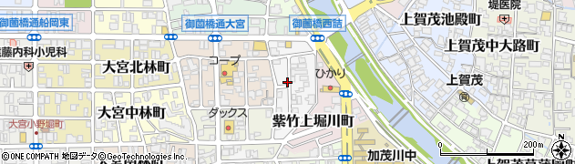 京都府京都市北区大宮上ノ岸町13周辺の地図