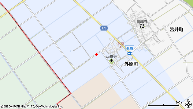 〒529-1565 滋賀県東近江市外原町の地図