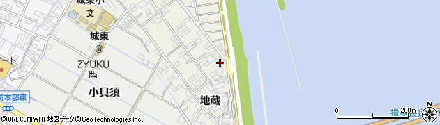 三重県桑名市地蔵142周辺の地図